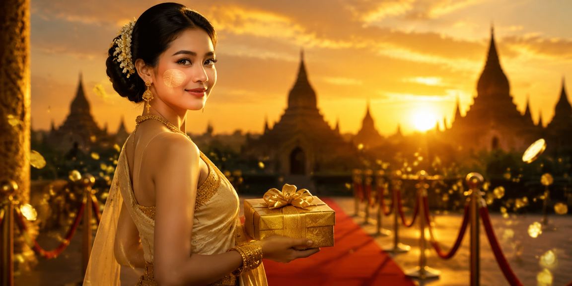 ပုဂံ ရှိ ဗီအိုင်ပီ ဆုကြေးငွေ နှင့် သနပ်ခါး အပြင်အဆင်